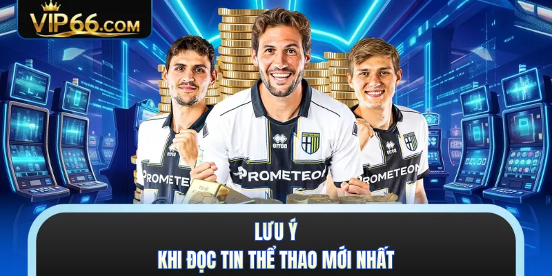 Lưu ý khi đọc tin thể thao mới nhất